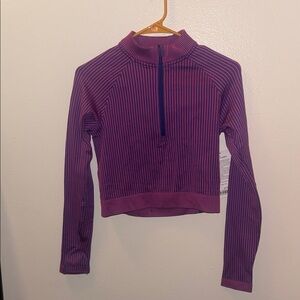 lululemon athletica Purple Striped Hoodie